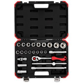   GEDORE RED Dugókulcs készlet 24 részes 1/2" 10-32mm R69003024 3300055