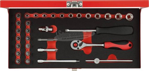 GEDORE RED Dugókulcs készlet 1/4" 32 részes 4-13mm R49014033 3300001
