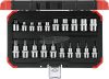 GEDORE RED TORX Dugókulcs+rátűzőkulcs készlet 1/2" 20 részes külső/belső R68003020 3300045