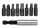 GEDORE RED Bit készlet 1/4" 9 részes SL+PH+6szög+Bit tartó R33005009 3301346