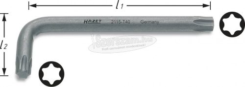 HAZET TORX kulcs T55 2115-T55