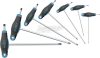 HAZET T-markolatú gömbvégű imbuszkulcs készlet 7 részes 2-8mm 829KK/7