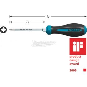   HAZET Pozidriv kereszt csavarhúzó, HexAnamic 802-PZ több változatban