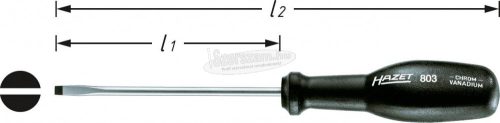 HAZET Egyenes pengéjű csavarhúzó 5.5mm 125mm 803S-55