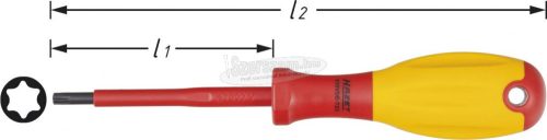 HAZET szigetelt Torx csavarhúzó T30x100mm 1000V VDE  810VDE-T30