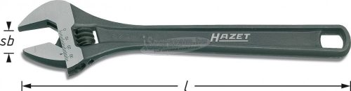 HAZET Állítható villáskulcs 383/51mm DIN ISO 6787 279-15