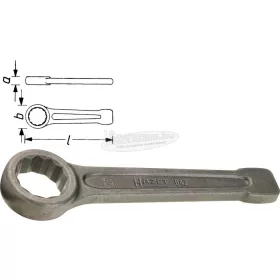 HAZET Ütő csillagkulcs 100mm DIN 7444 642-100