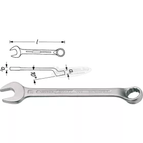 HAZET Csillag-villáskulcs hajlított 603-XX