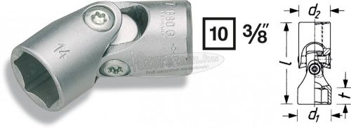 HAZET 6szög Csukló Dugókulcs 17mm 3/8" 880G-17