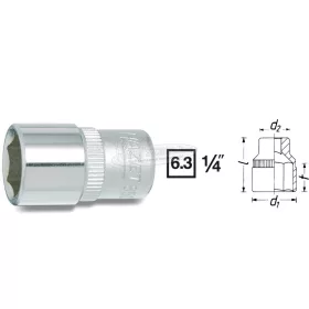 HAZET 6szög Dugókulcs 1/4" 850A-X több változatban