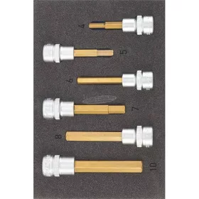   HAZET 6szög Rátűzőkulcs készlet 4-10mm 6 részes 3/8" 163-302/6