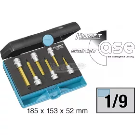   HAZET 6szög Rátűzőkulcs készlet 4-10mm 6 részes 3/8" TiN 8801/6