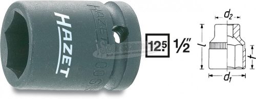 HAZET 6szög Gépi dugókulcs 19mm 1/2" 900S-19