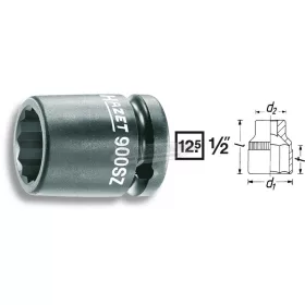   HAZET 12szög Gépi dugókulcs 1/2" 900SZ-X több változatban