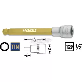   HAZET IMBUSZ GÖMBVÉGŰ 6szög Rátűzőkulcs 1/2" 986KK-X több változatban