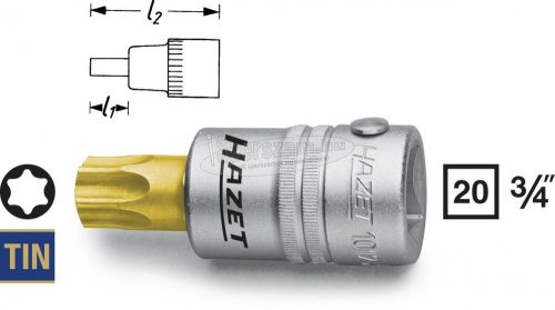 HAZET 1012-T90 TORX Rátűzőkulcs T90 3/4" (20mm) 1012-T90