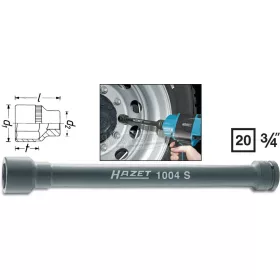 HAZET 6szög Gépi dugókulcs 32mm 3/4" 400mm 1004S-32