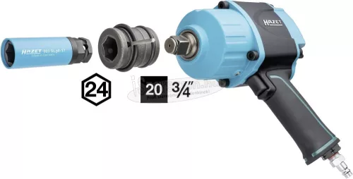 HAZET gépi dugókulcs készlet 1/2" 6szög 5 részes 903SLG6/5