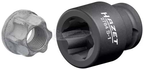 HAZET gépi dugókulcs 1/2" 39mm Groove profil 2784S-1