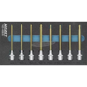 HAZET Rátűzőkulcs készlet Hex+TORX 8 részes 163-468/8