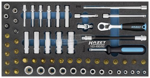 HAZET 163-490/60 Dugókulcs készlet 163-490/60
