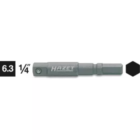   HAZET gépi adapter, összekötő 1/4" 50mm DIN 3121 ISO 1173 A5,5 8508S-1