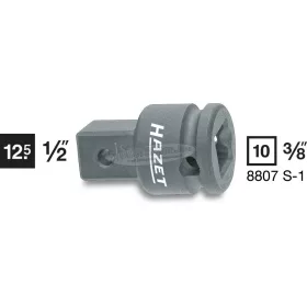   HAZET gépi adapter  bővítő 3/8"x1/2" 35,5mm 8807S-1