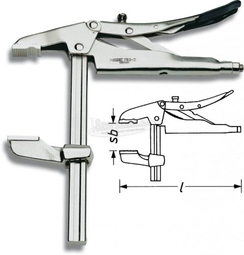HAZET grip fogó 260mm 200mm 753-2