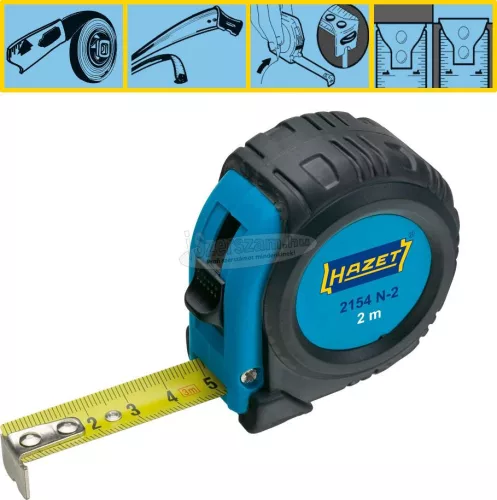HAZET Mérőszalag 2m x 16mm Euro-Standard II 2154N-2