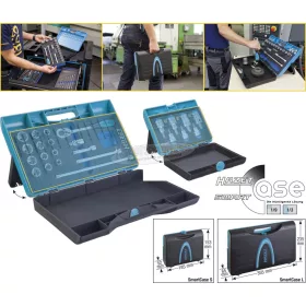   HAZET Szerszámos láda üres 355x235x65mm ABS műanyag Kék, Fekete 165-L