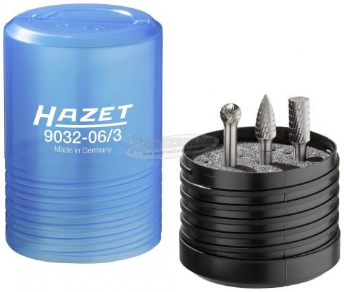HAZET Turbomaró készlet 3 részes 6mm szár hengeres, kúpos, gömb 9032-06/3
