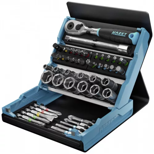 HAZET SmartCase dugókulcs+bit készlet 50 részes 1/4" 2200SC-2