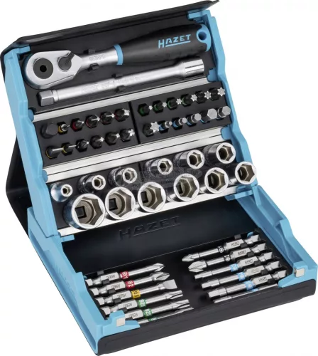 HAZET SmartCase dugókulcs+bit készlet 50 részes 1/4" 2200SC-2