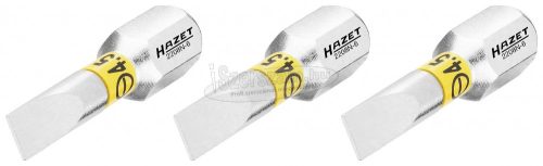 HAZET Egyenes hornyú bitkészlet 3 részes 0.6x4.5x25mm C6.3 1/4" 2208N-6/3