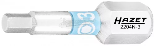 Hazet Hatlap bitkészlet 3 részes 3x25mm C6.3 1/4" 2204N-3/3