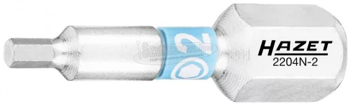 Hazet Hatlap bitkészlet 3 részes 2x25mm C6.3 1/4" 2204N-2/3