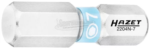 HAZET Hatlap bitkészlet 3 részes 7x25mm C6.3 1/4" 2204N-7/3