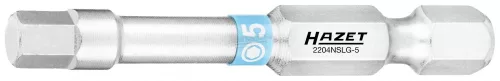 HAZET Hatlap bitkészlet 3 részes 5x50mm C6.3 1/4" 2204NSLG-5/3