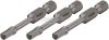 Hazet Hatlap impact bitkészlet 3 részes 4x50mm Különleges acél C6.3 1/4" 2204SLG-4/3