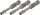 Hazet Hatlap Impact  bitkészlet 3 részes 3x50mm C6.3 1/4" 2204SLG-3/3