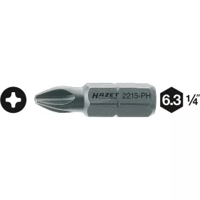   HAZET Phillips bit PH Különleges acél Kemény edzett C6.3 1/4" 2215-PH több változatban