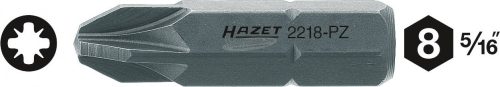HAZET Pozidriv bit PZ2x32mm Különleges acél C8 5/16" 1db 2218-PZ2