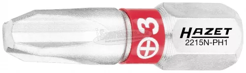 HAZE Phillips bitkészlet 3 részes PH3x25mm C6.3 1/4" 2215N-PH3/3