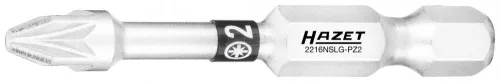 HAZET Pozidriv bitkészlet 3 részes PZ2x50mm C6.3 1/4" 2216NSLG-PZ2/3