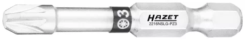 HAZET Pozidriv bitkészlet 3 részes PZ3x50mm C6.3 1/4" 2216NSLG-PZ3/3