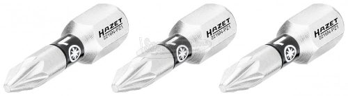 HAZET Pozidriv bitkészlet 3 részes PZ1x25mm C6.3 1/4" 2216N-PZ1/3