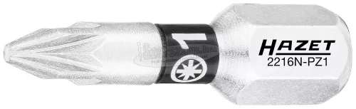 HAZET Pozidriv bitkészlet 3 részes PZ1x25mm C6.3 1/4" 2216N-PZ1/3