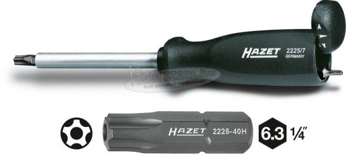 HAZET 5 ágú furatos bit 40Hx25mm különleges acél C6.3 1/4" 1db 2225-40H