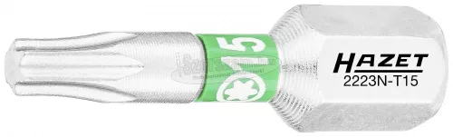HAZET TX bitkészlet 3 részes T15x25mm C6.3 1/4" 2223N-T15/3
