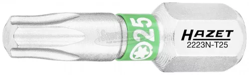 HAZET TORX bitkészlet 3 részes T25x25mm C6.3 1/4" 2223N-T25/3